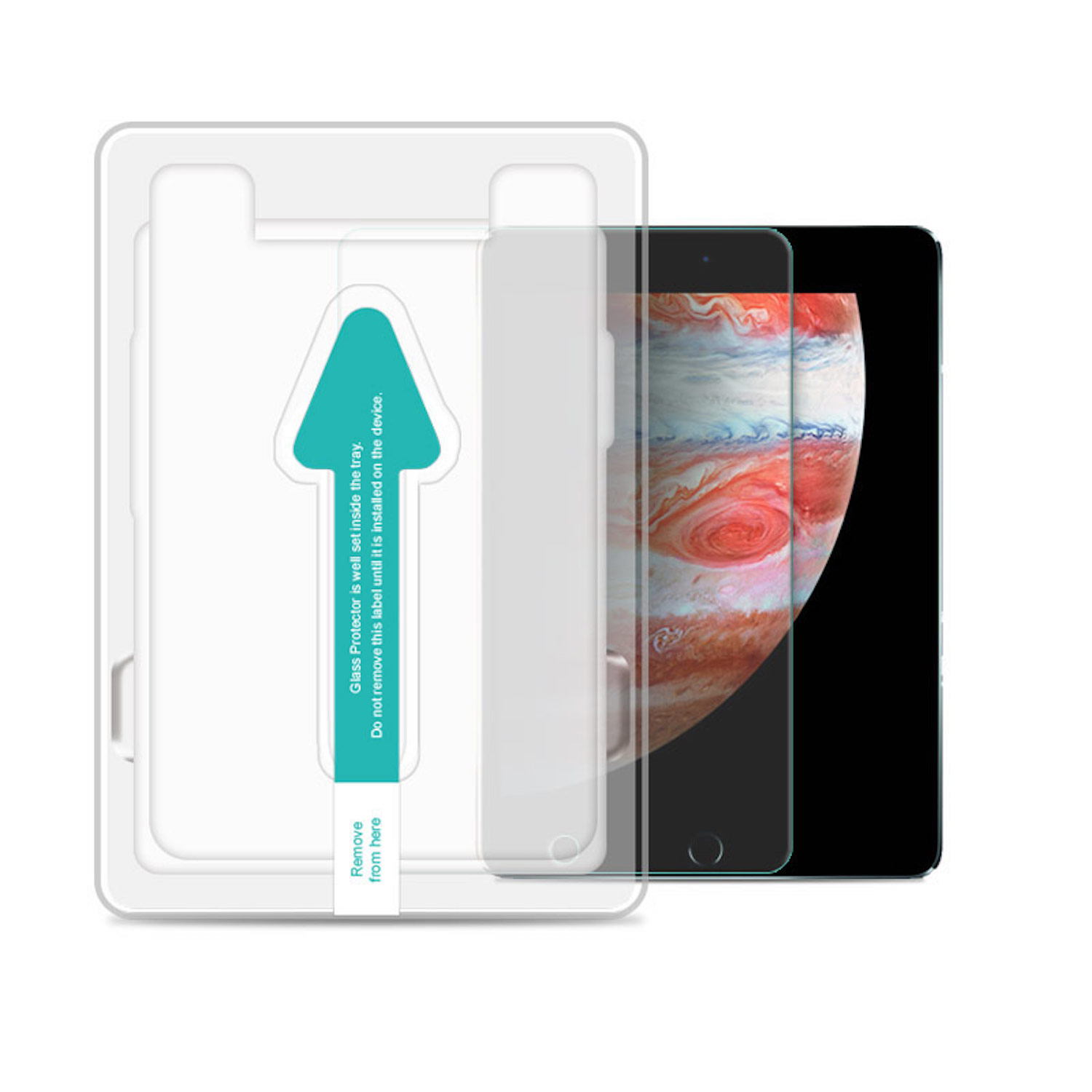 Unsichtbarer Displayschutz Kompatibel mit Hülle & Case XeloTech Schutzglas passend für iPad 10.2 Zoll Einfache & Schnelle Installation der Schutzfolie 